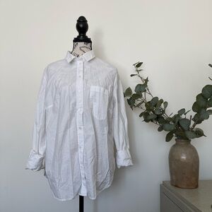 H&M 100% Cotton Button Down Blouse - Size L